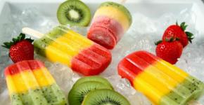 Faceți gheață naturală de fructe acasă