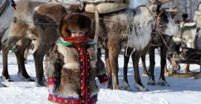 Îmbrăcămintea bărbătească tradițională de iarnă a popoarelor Khanty. Costumul național din Mansi.