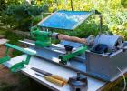 Lesnoobdelovalni stroji za domačo delavnico: risbe, navodila in foto primeri